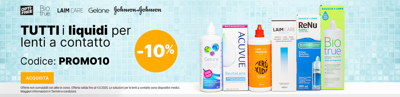 liquido per lentine