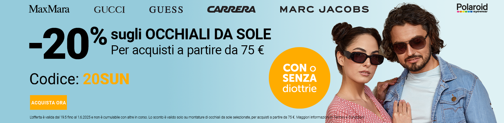 Per acquisti a partire da 75€