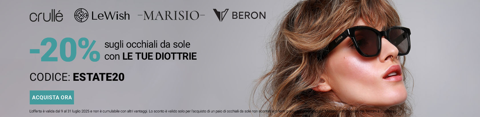 - 20% sole graduati NOSTRI BRANDS