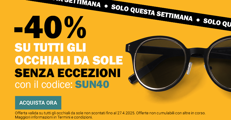 Offerta lampo occhiali da sole