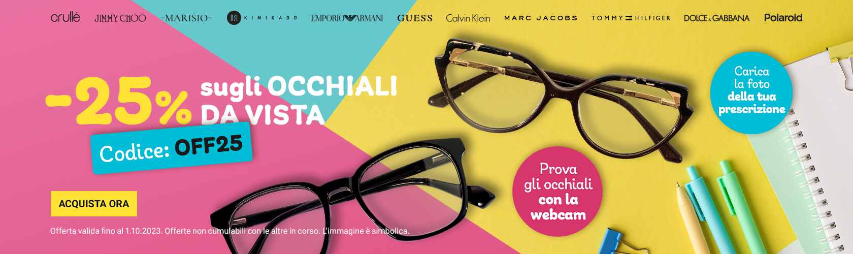 occhiali da vista -25%