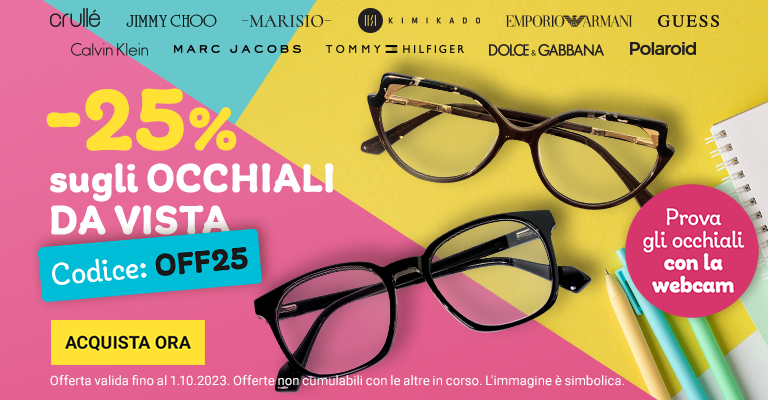 occhiali da vista -25%