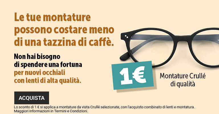 Montature da vista Crullé 1€ - GENERALE coffee