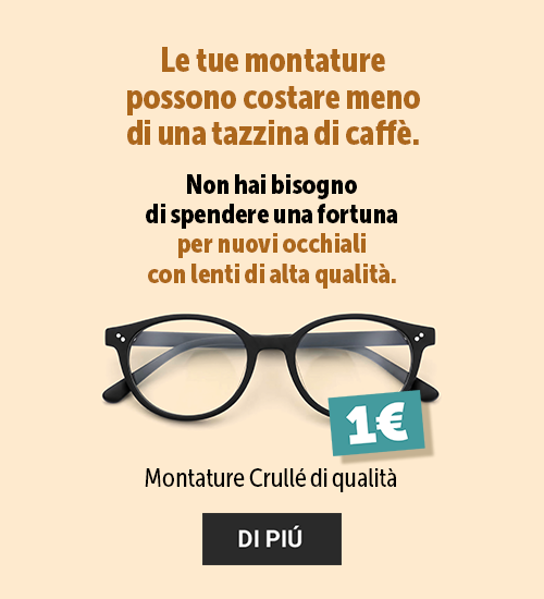 Occhiali Crullé 1€