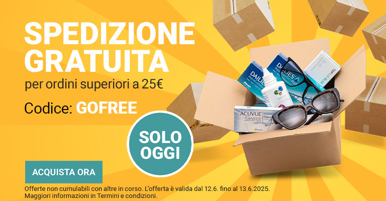 solo oggi spedizione gratuita