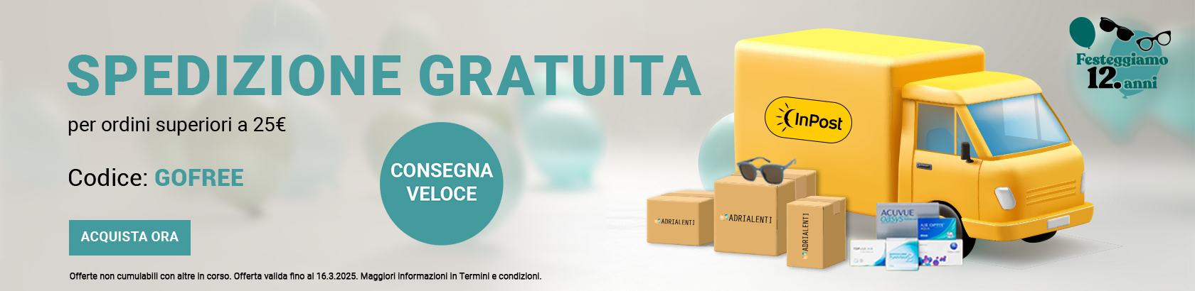 spedizione gratis