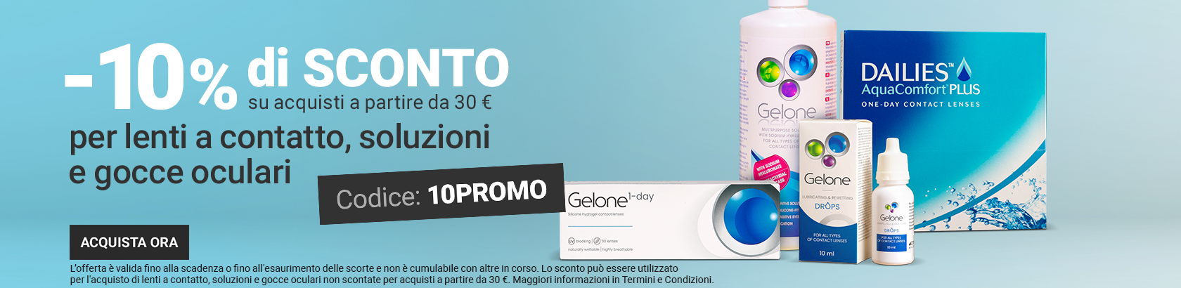 -10% su acquisti da 30€