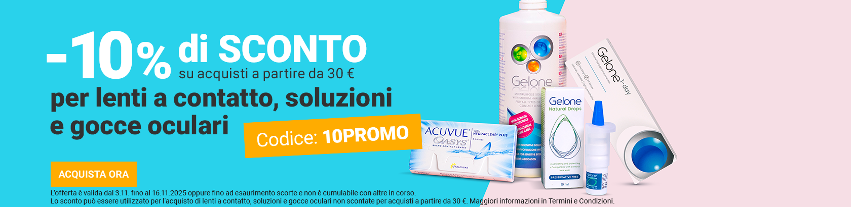 -10% su acquisti da 30€