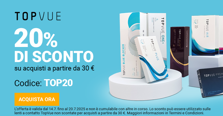 -20% TOPVUE lenti a contatto