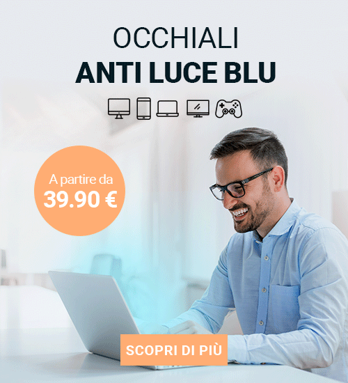 Occhiali anti luce blu