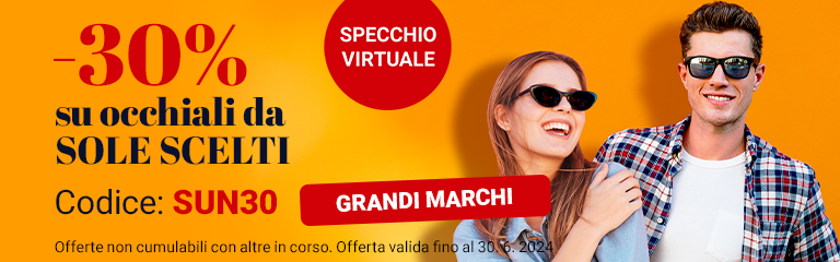 -30% occhiali da sole scelti mobile banner