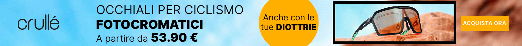 Occhiali per ciclismo fotocromatici - banner desktop