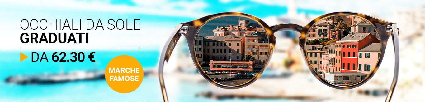 Occhiali da sole graduati