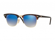 Ray-Ban CLUBMASTER FLASH LENSES RB3016 990/7Q Occhiali da sole Clubmaster - Ray-Ban CLUBMASTER FLASH LENSES RB3016 990/7Q