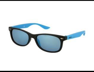 Occhiali da sole bambini Alensa Sport Black Blue Mirror Occhiali da sole - Wayfarer - Occhiali da sole bambini Alensa Sport Black Blue Mirror