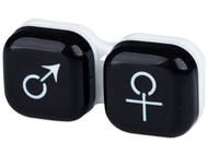 Astuccio porta lenti man&woman - black Accessori per lenti a contatto - Astuccio porta lenti man&woman - black