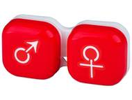 Astuccio porta lenti man&woman - red Accessori per lenti a contatto - Astuccio porta lenti man&woman - red