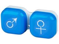 Astuccio porta lenti man&woman - blue Accessori per lenti a contatto - Astuccio porta lenti man&woman - blue