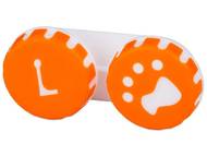 Astuccio porta lenti Paw orange Accessori per lenti a contatto - Astuccio porta lenti Paw orange