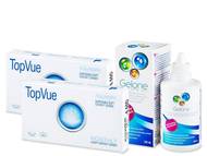 TopVue Monthly (2x6 lenti) + Gelone 100ml OMAGGIO Lenti a contatto mensili - TopVue Monthly (2x6 lenti) + Gelone 100ml OMAGGIO