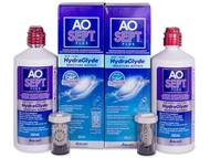 Soluzione AO SEPT PLUS HydraGlyde 2x360 ml Liquidi per lenti a contatto - Soluzione AO SEPT PLUS HydraGlyde 2x360 ml