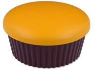 Astuccio con specchietto Muffin - Arancio Accessori per lenti a contatto - Astuccio con specchietto Muffin - Arancio