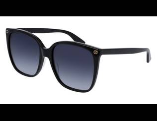 Gucci GG0022S-001 Occhiali da sole Quadrati - Gucci GG0022S-001