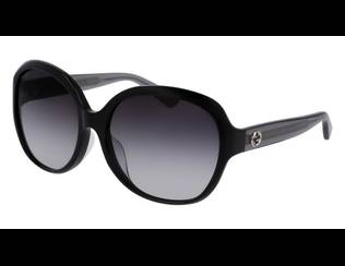 Gucci GG0080SK-002 Occhiali da sole Oversize - Gucci GG0080SK-002